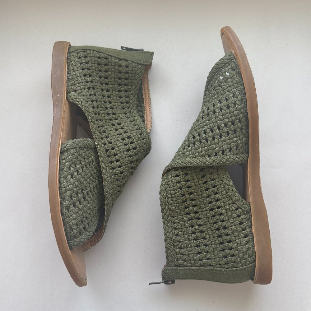 Born Iwa Mac Sandals Women's Size 11M Green Macrame Perforated BR0046663 CQH23 - Picture 5 of 12